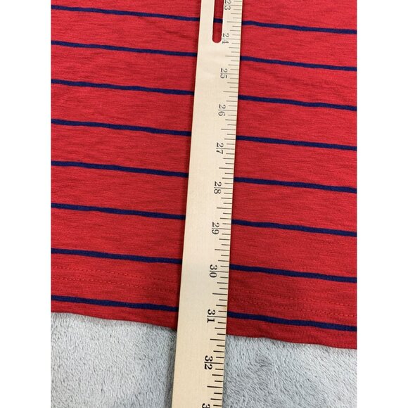 Chaps Mens XXL Red Striped Crewneck T-Shirt 100% Cotton NWT - Picture 6 of 9